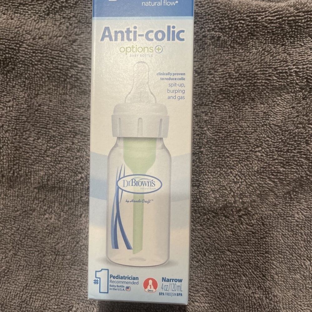 Dr. Brown’s Natural Flow Anti-Colic Options+ Narrow Baby BOTTLE 4OZ